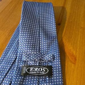 Eros Blue Patterned Men's Tie
